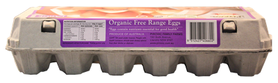 Picture of PIRVOIC CERTIFIED ORGANIC 12 FREE RANGE 12PCS EGGS 660G