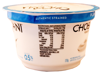 Picture of CHOBANI YOGURT PLAIN 170G