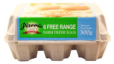 Picture of PIRVOIC 6 FREE RANGE FARM FRESH EGGS 6PCS 300G
