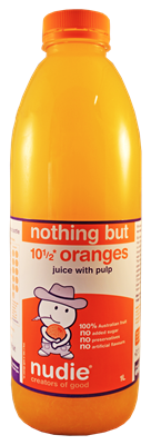 Picture of NUDIE 10 1/2* ORANGE JUICE W/ PULP 1L
