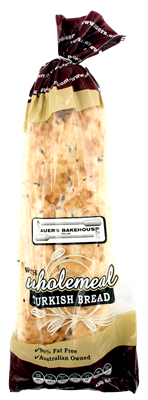 Picture of SAUER'S BAKEHOUSE WHOLEMEAL TURKISH BREAD 430g