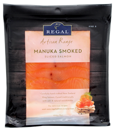 Picture of REGAL ARTISAN RANGE MANUKA SALMON 100g