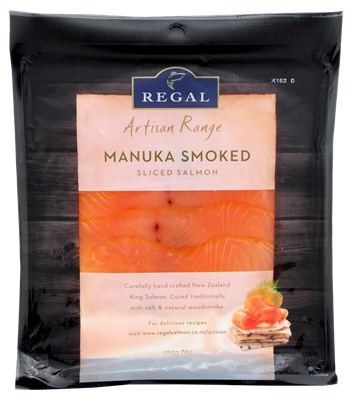 Picture of REGAL ARTISAN RANGE MANUKA SALMON 100g