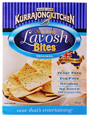 Picture of KURRAJONG KITCHEN LAVOSH BITES 145g