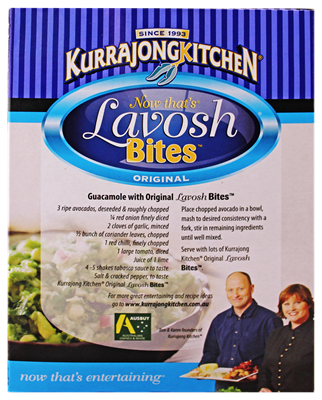 Picture of KURRAJONG KITCHEN LAVOSH BITES 145g
