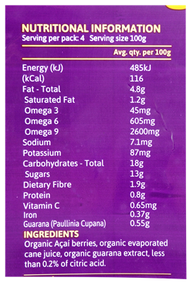 Picture of ACAI ACAI ENERGY GUARANA BLEND 400g