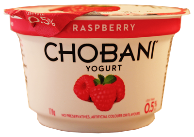 Picture of CHOBANI YOGURT RASPBERRY  170g