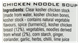 Picture of DARIKAY CHICKEN NOODLE SOUP 560mL