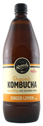 Picture of REMEDY KOMBUCHA ORGANIC KOMBUCHA GINGER LEMON 750ml