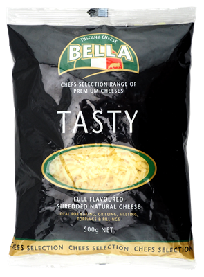 Picture of BELLA TASTY FULL FLAVOURED SHREDDED NATURAL CHEESE 500g