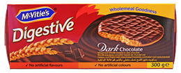 Picture of McVITIE'S DIGESTIVE DARK CHOCOLATE 300g