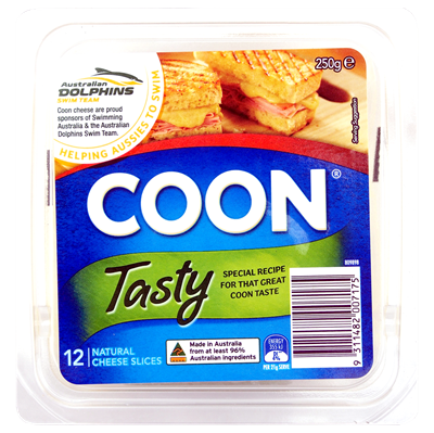 Picture of COON TASTY NATURAL CHEDDAR CHEESE 250g