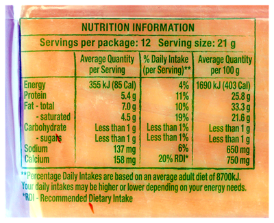 Picture of COON TASTY NATURAL CHEDDAR CHEESE 250g