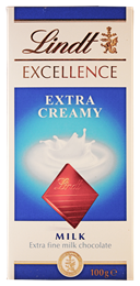 Picture of LINDT EXTRA FINE MILK CHOCOLATE 100g