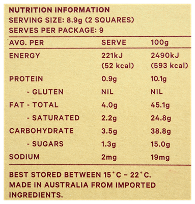 Picture of LOVING EARTH 85% DARK ORGANIC CHOCOLATE 80g