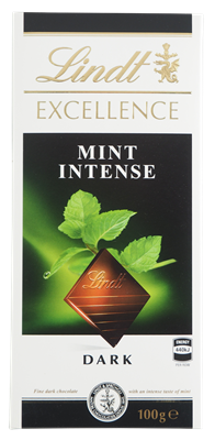 Picture of LINDT MINT INTENSE DARK CHOCOLATE 100g