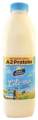 Picture of DAIRY FARMERS LITE WHITE 1 LITRE