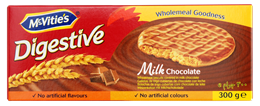Picture of McVITIES MILK CHOCOLATE DIGESTIVE BISCUITS 300g