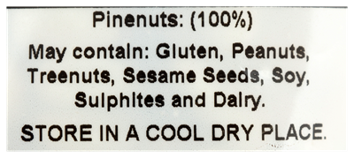 Picture of THE MARKET GROCER PINENUTS 100g