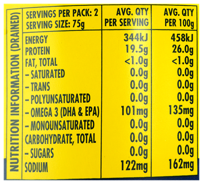 Picture of SIRENA TUNA IN SPRINGWATER 185g