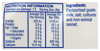 Picture of MEREDITH DAIRY GOAT CHEESE 150g