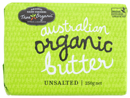 Picture of TRUE ORGANIC AUSTRALIAN ORGANIC BUTTER UNSALTED 250g