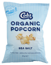 Picture of COBS ORGANIC POPCORN SEA SALT 80g