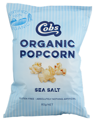 Picture of COBS ORGANIC POPCORN SEA SALT 80g
