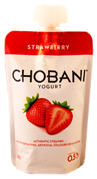 Picture of CHOBANI STRAWBERRY YOGHURT 140g