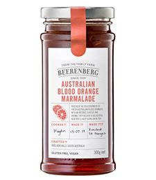 Picture of BEERENBERG BLOOD ORANGE MARMALADE 300G