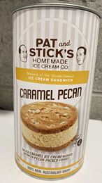 Picture of PAT AND STICK'S CARAMEL PECAN ICEREAM SANDWICH