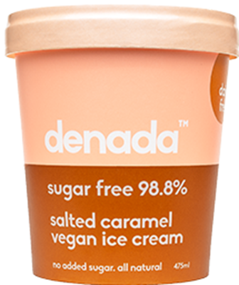 Picture of DENADA ICE CREAM SALTED CARAMEL VEGAN 475ML