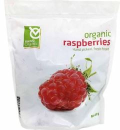 Picture of VIKING ORGANIC RASPBERRIES 400G