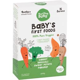 Picture of NOURISHING BUBS CARROT BROCCOLI SWEET POTATO, PARSNIP 400G