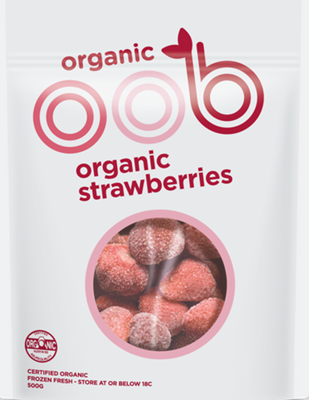Picture of OOB ORGANIC FROZEN STRAWBERRIES 500G