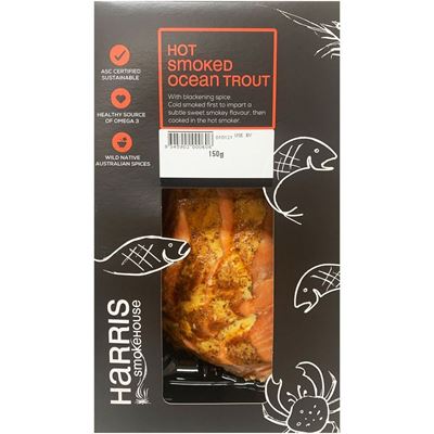 Picture of HARRIS HOT SMOKED OCEAN TROUT 150G