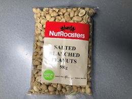 Picture of THE NUT ROASTERS SALTED PEANUTS 500G