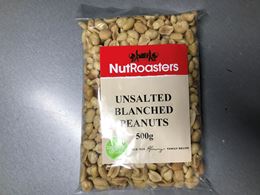 Picture of THE NUT ROASTERS UNSALTED PEANUTS 500G